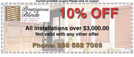 discounts off blinds installations