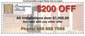 discounts off custom blinds